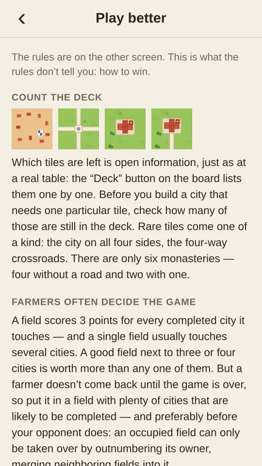 Tips on how to play better
